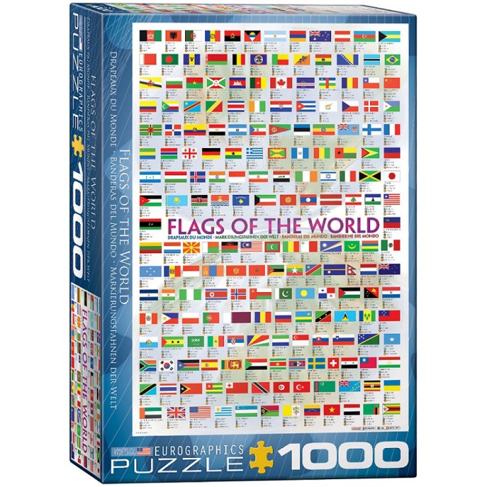 Flags of the World Pussel 1000 bitar